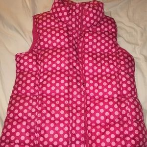 Polka dot gap vest